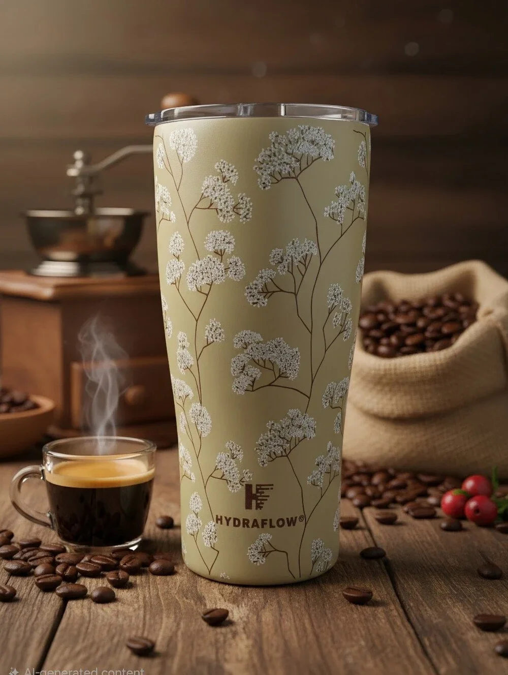 Hydraflow Spring Bouquet 24oz. Tumbler .